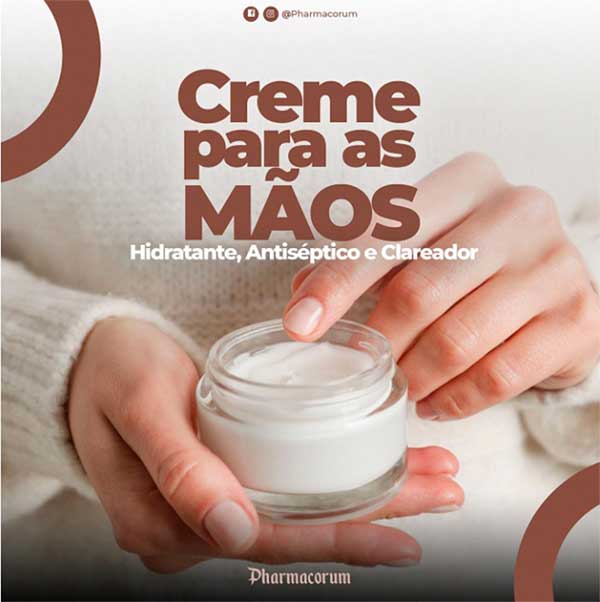 Creme multfuncional para as mãos